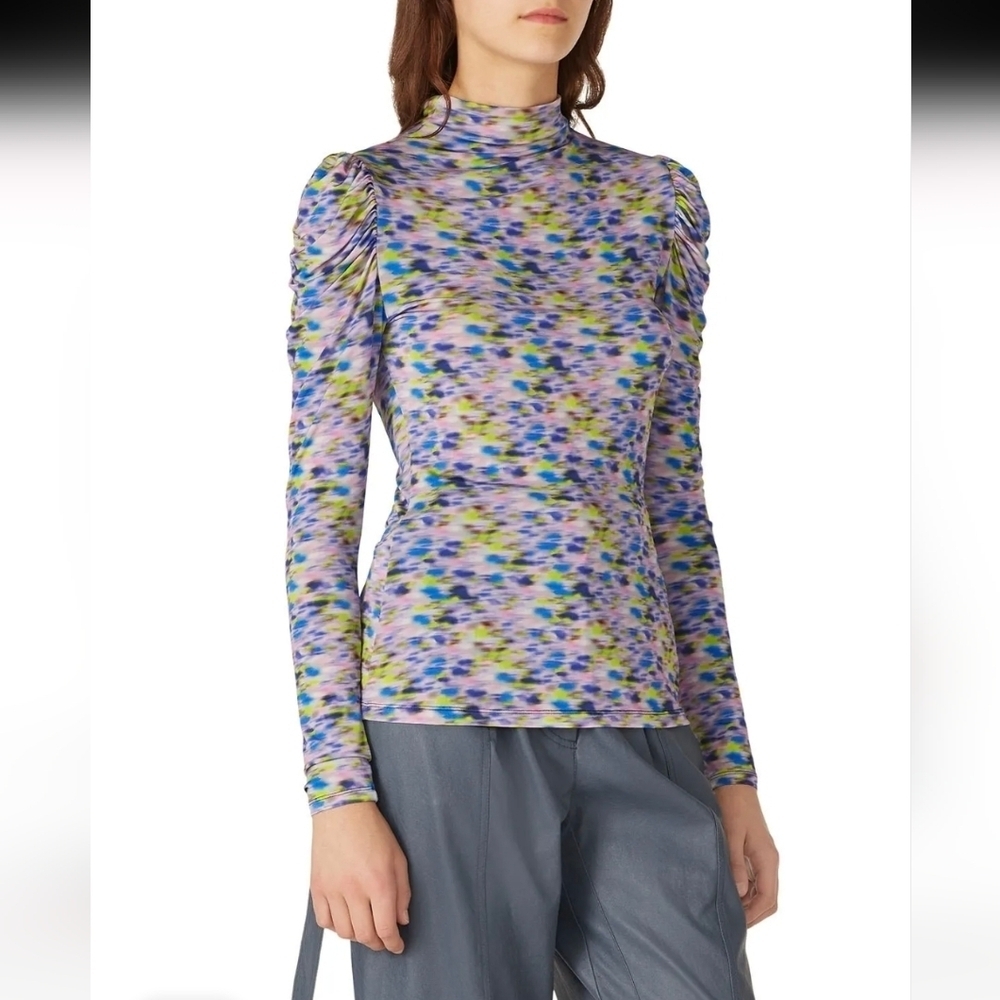 Tanya Taylor-Adonica Top Mock Neck - Picture 3 of 15